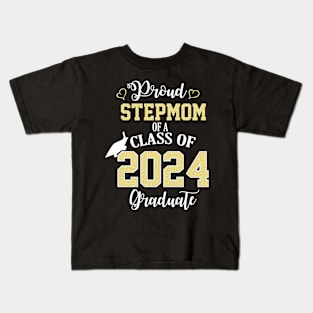 proud stepmom of a class of 2024 graduate Kids T-Shirt